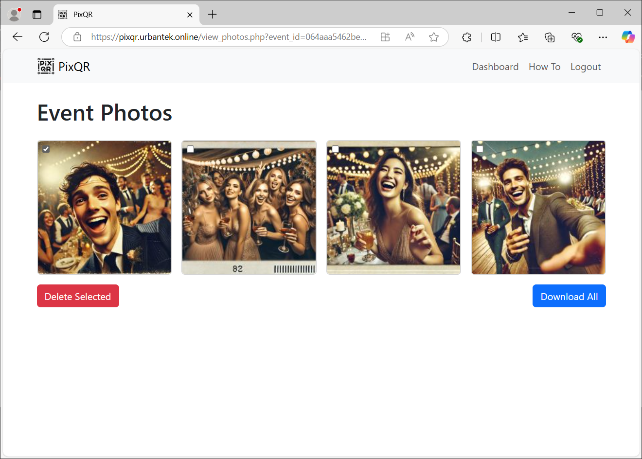 Deleting or Downloading Photos